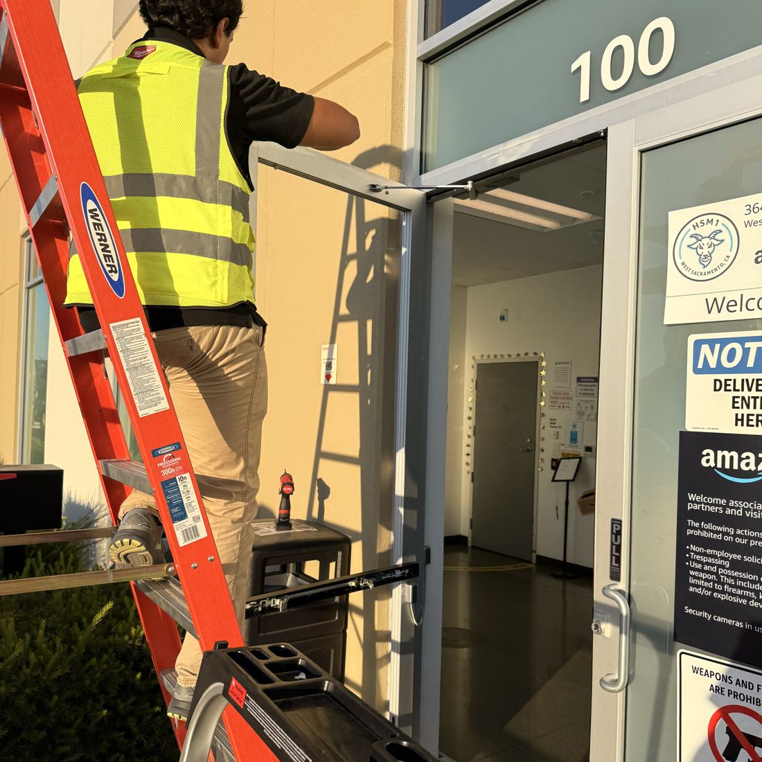 Northwest Maintenance technician on a commercial site