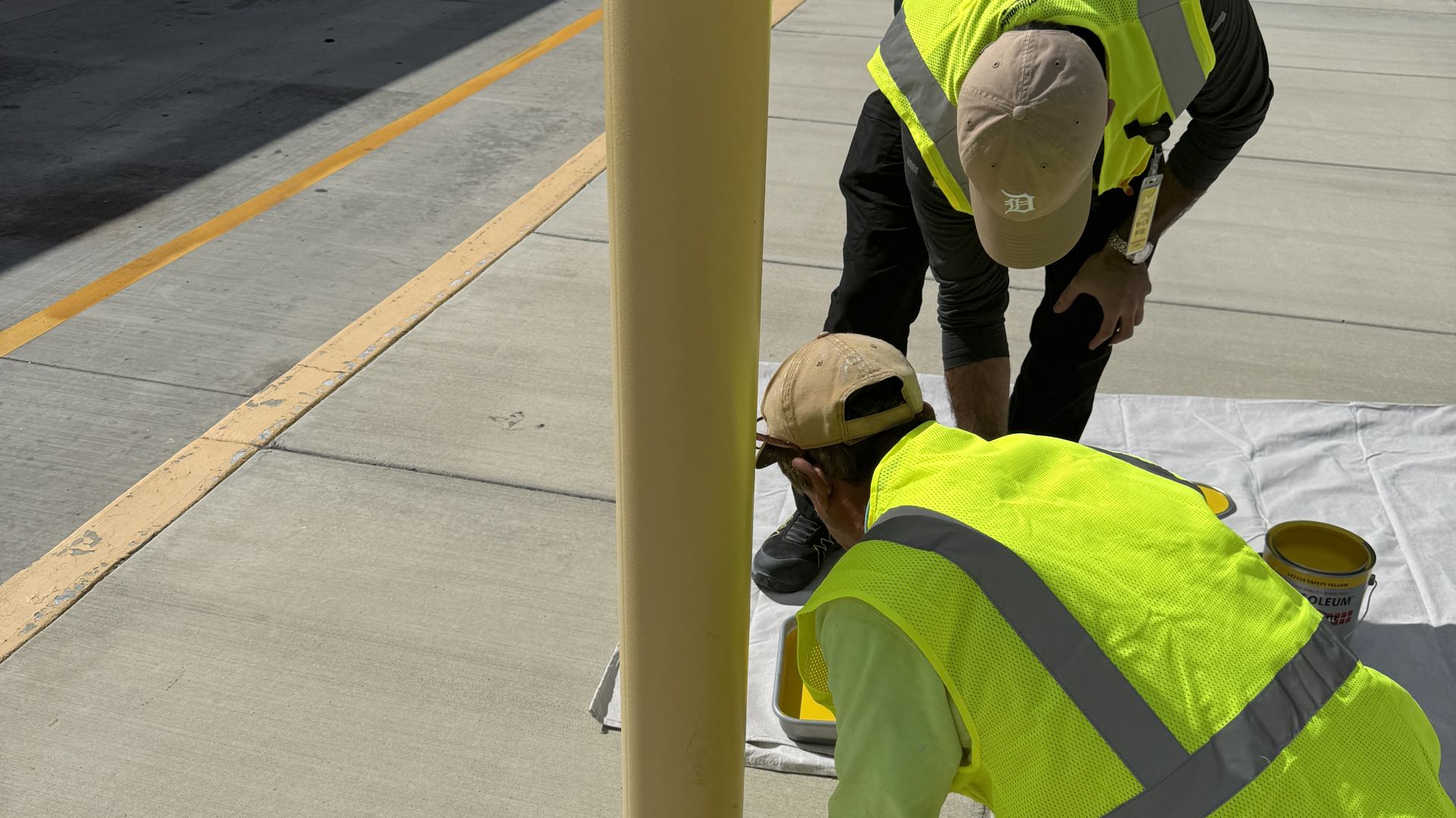 Northwest Maintenance crew working on a commercial site